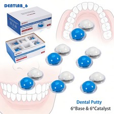 12x 25g Dental Impression Dental Putty Kit PVS VPS Blue & White Silicon Material picture