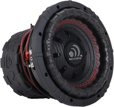 MASSIVE AUDIO GTR62 6.5” GTR SERIES 400W RMS SUBWOOFER SUB 6½” DUAL 2Ω w/ GRILL picture