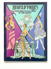 Ziegfeld Follies Paper Dolls in Full Color by Tom Tierney PB 1985 picture