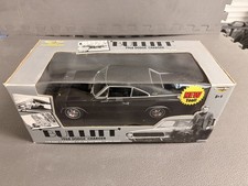 Ertl American Muscle Bullitt 1968 Dodge Charger 1:18 Model Car Black 36685 NIB picture