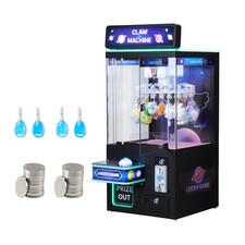 VEVOR Claw Crane Machine Medium Arcade Game with Adjust Difficulty Black Purple picture