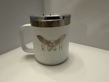 Rush Fifty Something Tour VIP Yeti White Rambler Mug picture