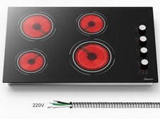 Electric Cooktop 30 inch 4 Burner, 6700W Built-in Ceramic Electric Stove Top picture