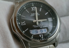 USA Seller Nice CASIO Wave Ceptor WVA-M630 Radio-Controlled Solar Watch picture