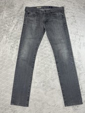 AG Adriano Goldschmied Dylan Slim Skinny Jeans Gray 30x34 Fit 32x31 USA picture