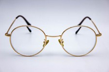 Ottoto Waterloo Gold Round Eyeglasses Frames 35-000418 53-20-140 picture