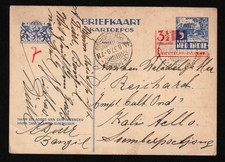 INDONESIA, NETHERLANDS INDIES, 1937, JAVA POST CARD picture