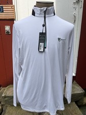 Greyson NWT $118 Guide Sport Quarter-Zip Golf Pullover Mens XL Manhattan College picture