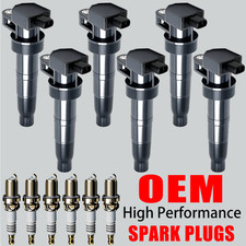 OEM 6X Ignition Coils & 6X Iridium Spark Plugs For Hyundai Santa Fe Kia Sorento picture