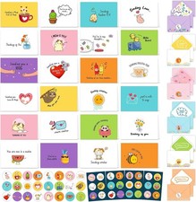 24 Pack Assorted 6X4In Funny Thinking of You Cards with Envelopes and Stickers, picture