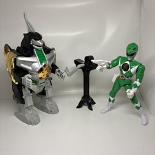 Power Rangers Dragonzord Megazord Green Ranger Bandai 1993 Vintage picture