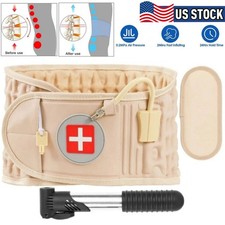 Decompression Belt Back Brace Lumbar Spinal Support Extender Belt Air Traction picture