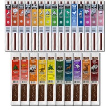 Buffalo Bob's Wild Game Meat Snacks Exotic Jerky Strips & Sticks, 25 Piece picture