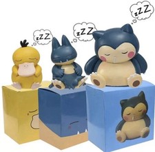 Pokemon  Psyduck Snorlax Munchlax Figure Toys 6-7cm. Get All Three picture