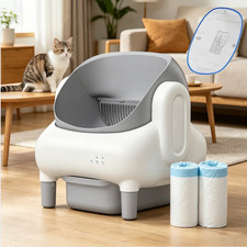 Automatic Cat Litter Box Self Cleaning Litter Box for Multiple Cats picture