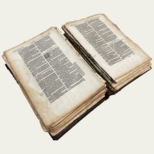 1595 Bishops' Bible Page - An Old Testament Leaf - Select Your Passage picture