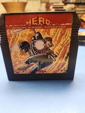 H.E.R.O / HERO (Atari 5200, 1984) Game Cartridge & Manual - Cleaned & Tested picture