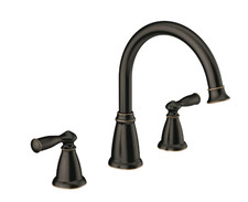 MOEN 86924BRB Banbury Roman Tub Filler Trim Set w/Valve Mediterranean Bronze picture