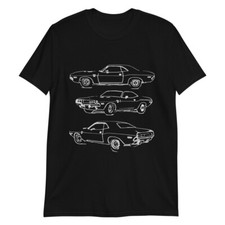 1970 Challenger Muscle Car Owner Gift Collector Cars Short-Sleeve Unisex T-Shirt picture