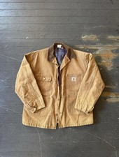 Vintage Men’s Carhartt Blanket Lined Jacket 6BLC Barn Chore Coat picture
