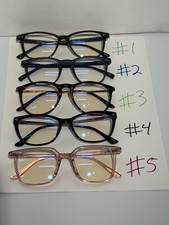 MIX & MATCH 3 PAIRS Gry Mattr 5 diff color/styles Blue Light Blocking Eyewear +0 picture