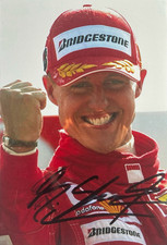***  MICHAEL SCHUMACHER  -  FERRARI/FERRARI  -  SIGNED  -  F1 ***  6x4 photo picture