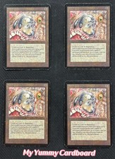 MTG Alpha Living Wall x4 Playset — Heavily Played | Limited Edition Alpha 1993 picture