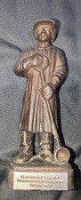 Soviet Union - Communist Russia - RARE Distinguished Worker Award - Iron Statue picture