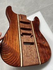 AAAAA Handcrafted  9-Piece Guitar Body Ash & Mahogany Satin Electric guitar Body picture