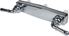 RV/Mobile Home 8 in On-Center Shower Faucet Valve, 2-Handle Wall Mount, Chrome, picture