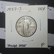 1927-S Standing Liberty Quarter 25C Business Strike 90% Silver Tough Date picture