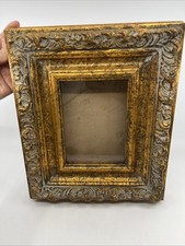 VTG Baroque/Louis XIV Style Gilded Wood Frame/Shadow Box 13 x 11” Fits 5 X 7 picture