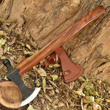 HAND FORGED Carbon Steel VIKING AXE VALHALLA Ball Hammer Head picture