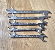 5 Vintage New Britain Small Angled Wrenches SAE picture