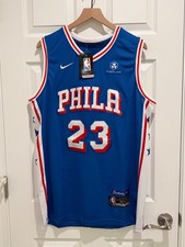 Nike NBA Philadelphia 76ers LeBron James #23 Blue Jersey picture