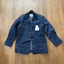 sears work leisure chore denim coat mens M 38-40 vintage 70s blanket lined NEW picture