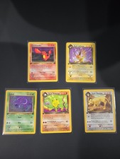 5 Team Rocket First Edition Pokémon Cards - Jolteon, Charmander, and MORE picture
