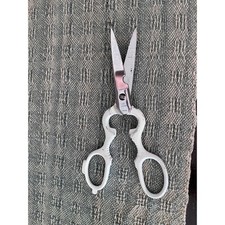 Vtg German Kitchen Shears Multifunctional Dreizack Trident Scissors picture