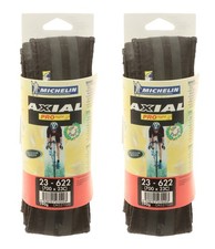 Michelin Axial Pro Light Clincher Tires 700x23c Black/Black Road PAIR NEW NOS picture