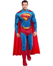Superman Deluxe Adult Costume Officially Licensed picture