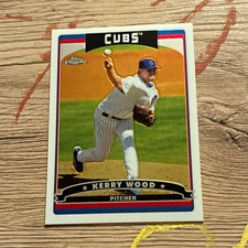 Topps 2006 Topps Chrome Kerry Wood Refractor #37 Chicago Cubs Baseball Card picture