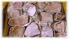 5.5 POUNDS PERU PERUVIAN PINK OPAL ROUGH LOT picture