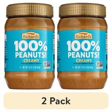 (2 pack) Crazy Richard's All-Natural Creamy Peanut Butter, 16 oz picture