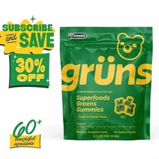 Gruns Super Greens Gummies Superfood Supplement picture