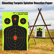 Reactive Splatter Shooting Targets Burst Instant Feedback Self-Adhesive Range picture