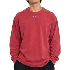 Vintage Nike Center Swoosh Long Sleeve Tshirt Mens 90s Grey Tag Made in USA - M picture