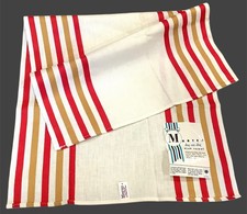 Vintage Martex Dry-Me-Dry Dish Kitchen Towel Stripes w/Label NOS picture