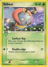 Volbeat 42/106 Uncommon Emerald Pokemon Lightly Played picture