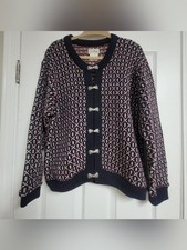 Vintage LL Bean Women's Sweater Wool Blend Made In Norway Size Medium. picture