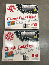 Vintage GE Classic Gala Clear String Lights Indoor/Outdoor picture